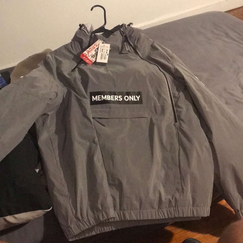 Grey xl members only men’s jacket